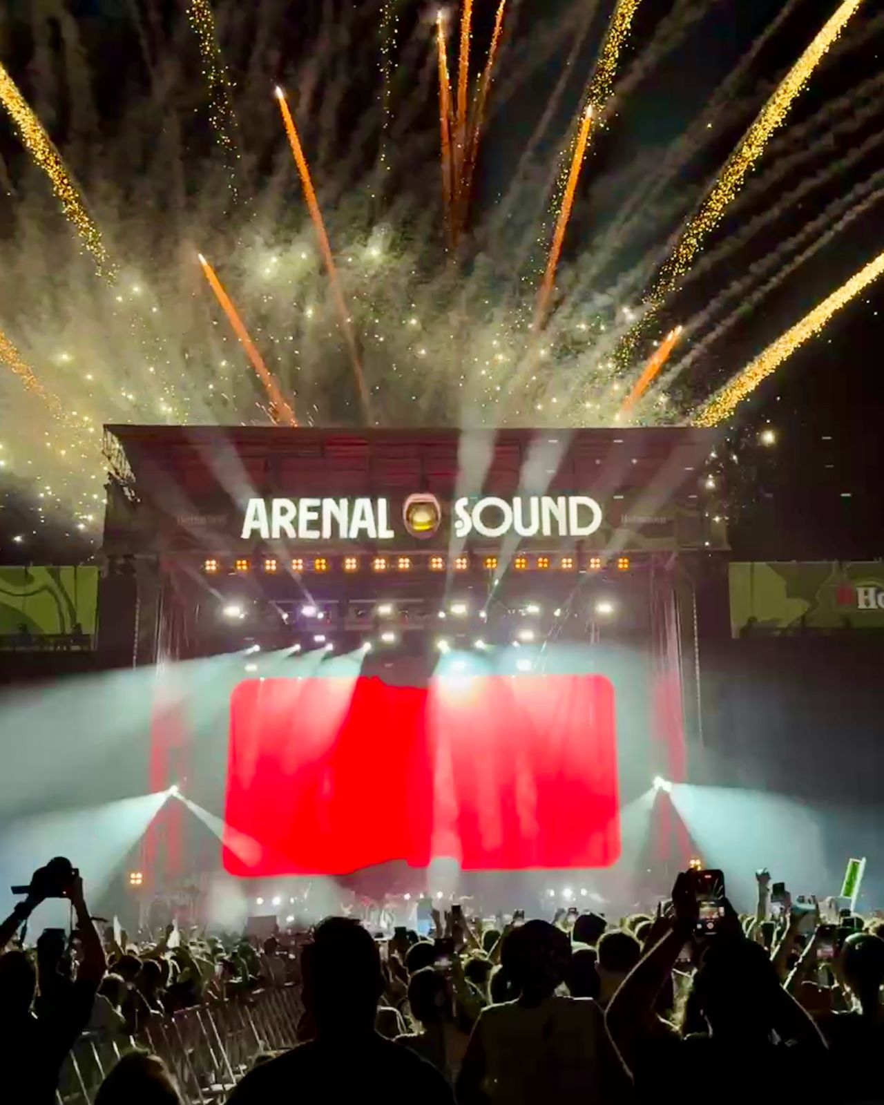 Arenal Sound · Fuegos artificiales